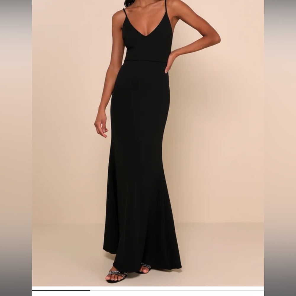 Lulu’s Infinite Glory Back Maxi Dress